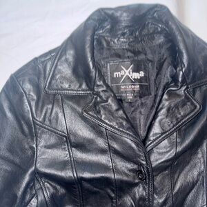Wilsons Leather Women's Black Leather Jacket